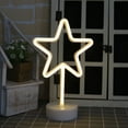 thumbnail image 4 of Lámpara de mesa LED con base redonda y diseño de corazón, ideal para decorar fiestas o espacios en casa. Luce cálida y artística, transforma cualquier ambiente aburrido en uno lleno de color., 4 of 6