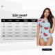 thumbnail image 5 of Balery Watermelon Body de cuello redondo de manga corta para mujer Tops de manga corta Tops básicos-Small, 5 of 7