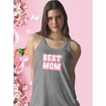 thumbnail image 2 of Best Mom Big Letters Racerback Tank Women -Image by Shutterstock, Female XX-Large, 2 of 4