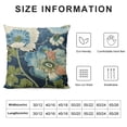 thumbnail image 5 of Nawypu Peony Floral Pillow Covers,Chinoiserie Pillow Covers Decorative Pillow Covers for Couch Living Room Bed Sofa,Farmhouse Pillow Covers, 5 of 5