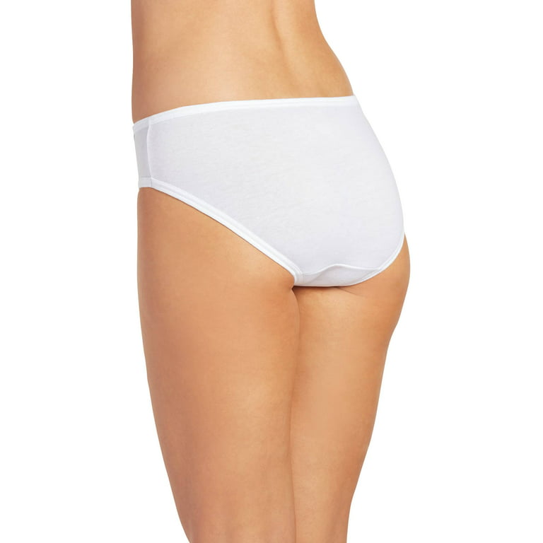 Women's Jockey 3-Pack String Bikinis (White) 100% Cotton Panty