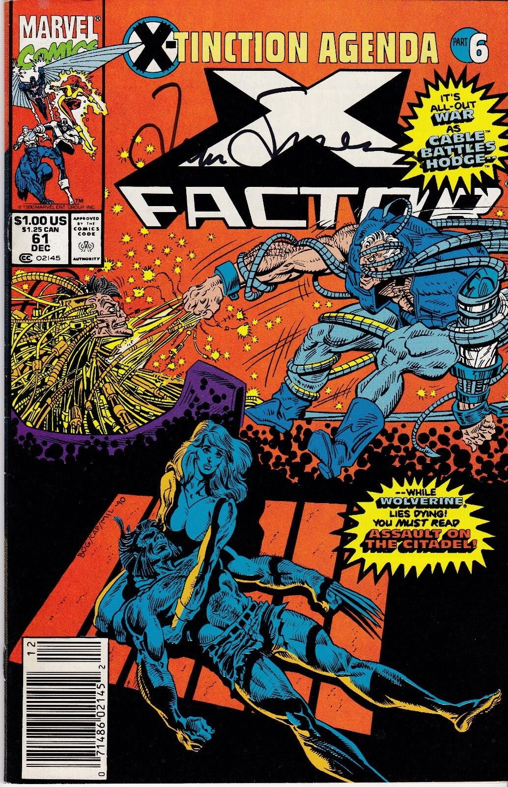 X-Factor #61 Signed by Louise Simonson
