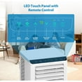 thumbnail image 6 of Litake Portable Air Conditioner, 8,000Btus AC Unit 3-in-1 Portable Air Conditioner w/Dehumidifier & Fan Modes Remote Control for Home up to 350 sq. ft. Complete Window Mount Exhaust Kit, White, 6 of 8