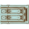 thumbnail image 2 of Vision Studio 14x11 Gold Ornate Wood Framed with Double Matting Museum Art Print Titled - French Salon Doors II, 2 of 4
