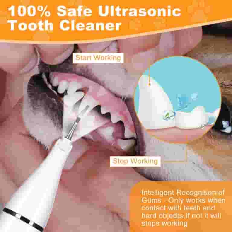 Sensch Pet Ultrasonic Tooth Cleaner Toothbrush Dog Plaque Remover