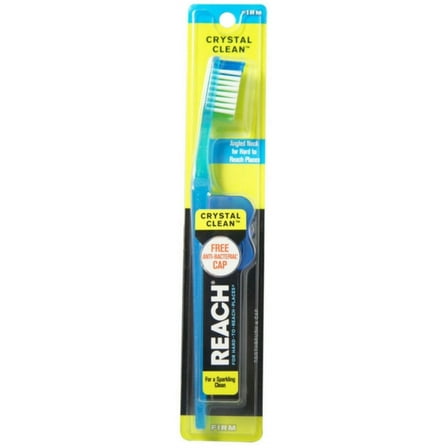 Reach Crystal Clean Firm Adult Toothbrush, 1 ea (Colors May Vary)