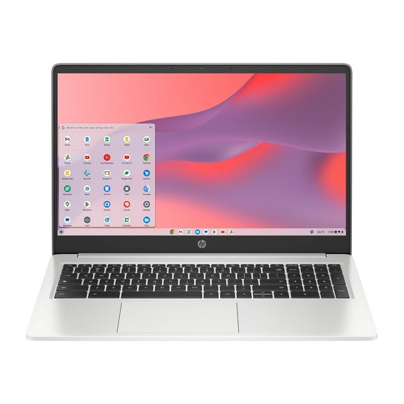 Pre-Owned HP 15.6" HD Chromebook Laptop, Intel Pentium Silver N6000, 8GB RAM, 64GB eMMC, Mineral Silver, 15a-na0058wm