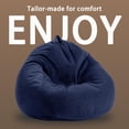 thumbnail image 2 of Puf ENBAOHUI, espuma viscoelástica, 3 pies, azul marino, 2 of 6