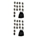 thumbnail image 4 of Methold Runas de brujas Símbolo gitano Juego de runas de brujas con bolsa de almacenamiento para meditación Tipo 1 2piezas, 4 of 4