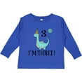 thumbnail image 3 of Inktastic 3rd Birthday 3 Year Old Dinosaur Party Boys or Girls Long Sleeve Toddler T-Shirt, 3 of 5