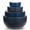 Midnight Blue, variant on Kook Ceramic Nesting Bowls, 20/44/98/145 oz, Ivory, Set of 4