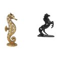 thumbnail image 1 of Estatua de resina,Estatua de resina para decoración del hogar,manualidades,oro,Escultura de oro,figura de resina,regalos decorativos.,Estatua del caballo,Estatua de caballo de resina,escultura, 1 of 8
