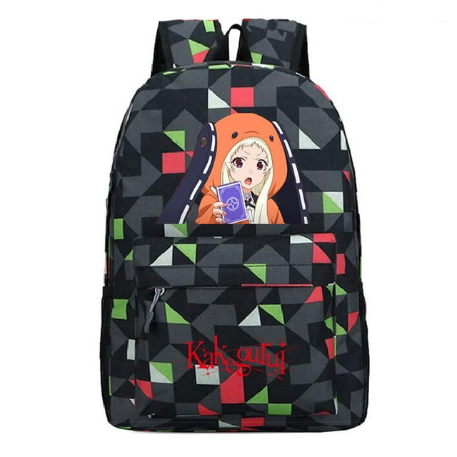 Mochila escolar Anime Kakeguruis para niños, 31 x 14 x 45 cm