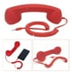 thumbnail image 3 of Altavoz para teléfono móvil con auricular de 3,5 mm, cómodo y elegante, para llamadas telefónicas. rojo, 3 of 9