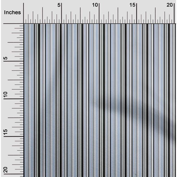 oneOone Polyester Lycra Fabric Multicolor Stripe Print Fabric By The Yard 56 Inch Wide