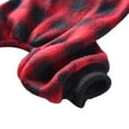 thumbnail image 6 of Pet Pajamas for Dogs Red Plaid Sweaters Soft Clothes, 6 of 8