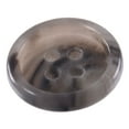 thumbnail image 2 of Mibo 12pcs Urea Imitation Horn Suiting & Coat Button - 4 Hole - Classic Shape - 24L(15mm) - Medium Grey, 2 of 2