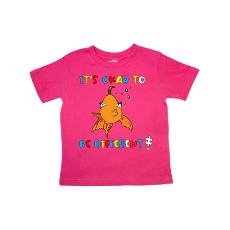 

Inktastic Autism Awareness It s Okay to be Different! Silly Fish Gift Toddler Boy or Toddler Girl T-Shirt
