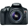 thumbnail image 3 of Canon EOS Rebel DSLR Camera 18-55mm is II Lens + Flexible Tripod + UV Protection Filter + Professional Case + Card Reader - Intl Model, 3 of 7