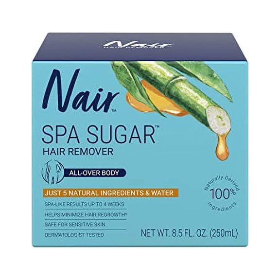 Nair Spa Sugar Wax Hair Remover Kit, 11.8 Oz Container