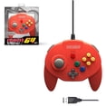 thumbnail image 1 of Red Tribute 64 N64 Manette USB PC [Retro-Bit], 1 of 3