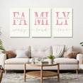 thumbnail image 6 of Home Family Wall Decor, Pink Love Home Family Framed Canvas Farmhouse Signs with Sayings Family A Whole Lot Of Love Inspirational Wall Sign for Living Room Bedroom Kitchen Dining Room 12"x16", 6 of 6