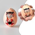 thumbnail image 4 of Nuevo y creativo llavero con forma de huevo Nezha que cambia de cara para niños, divertido colgante de anime de descompresión para estudiantes, botón de juguete, regalo, 4 of 7