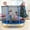8AAC#Blue,Metal, variant on Trampoline For Kids 55'' Toddlers Trampoline with Safety Enclosure Net and Balls, Indoor Outdoor Mini Trampoline for Kids,Mini Trampoline