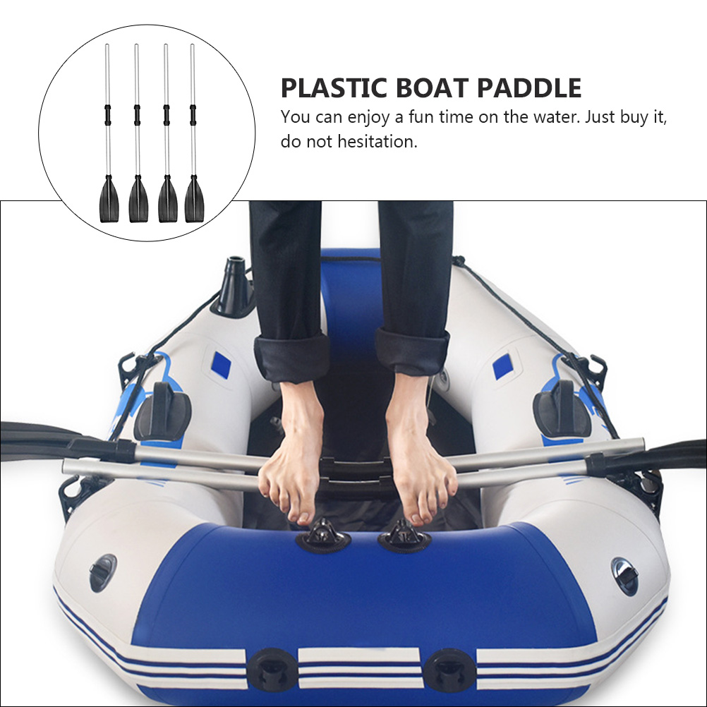 HEALEEP 2 Pairs Safe Aluminum Kayak Paddle for Boating 48.54X5.70X1.97in