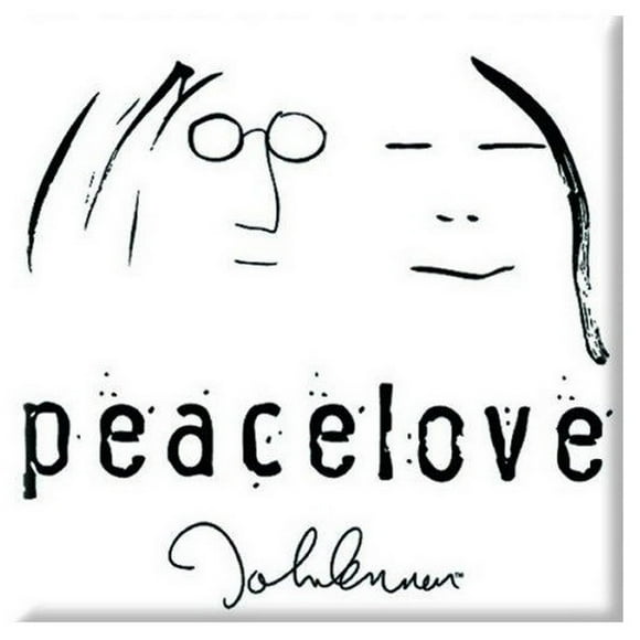 John Lennon Aimant de Frigo Peace & Love