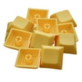 thumbnail image 1 of Milaget 12 Keys PBT DSA Keycaps Blank Printed DIY for Gaming Mechanical Keyboard, grainy Yellow, 1 of 4