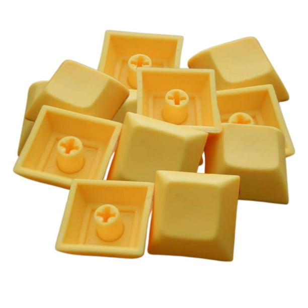 Conjunto de 12 Teclas PBT DSA Impreso 42mm Amarillo