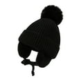thumbnail image 1 of Autumn And Winter Plus Velvet Children‘s Hat Warm Ear Protection Knitted Hat, 1 of 5