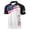 A-White331, variant on XIAOCHA Patriotic Graphic Print Polo Shirt For Men Raglan Short Sleeve Collared Tops