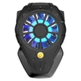 thumbnail image 1 of Sidaley Radiador para teléfono móvil, iluminación RGB, 3 velocidades de engranaje, almohadilla de silicona con ajustable, accesorios para Teléfono y Comunicación Negro, 1 of 6