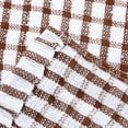 thumbnail image 4 of opvise Kitchen Wipes Sure Here's A Product Title for Listing Plaid Print Thickened Kitchen Towel Set Absorbent Cotton Towels for Dishes Furniture More Brown, 4 of 8