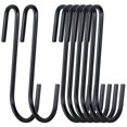 thumbnail image 1 of ESFUN Paquete de 30 ganchos en forma de S resistentes de 3.0 in, color negro, soporte para cacerolas, ganchos para colgar en forma de S, perchas para utensilios de cocina, cucharas, sartenes, ollas, u, 1 of 5