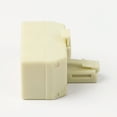 thumbnail image 4 of REGALWOVEN RJ11 6P4C 1 Male to 3 Female Telephone Wire Cord Connector Adapter Beige 2pcs, 4 of 7