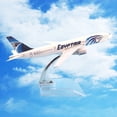 thumbnail image 3 of Trayknick 1/400 16cm Egypt Air B777 Plane Airplane Aircraft Model Kids Toy Collection Gift, 3 of 5