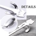 thumbnail image 3 of 6 Pcs Cat Spoon Coffee Tea Spoon Set,stainless Steel Hanging Cup Teaspoons, 3 of 5
