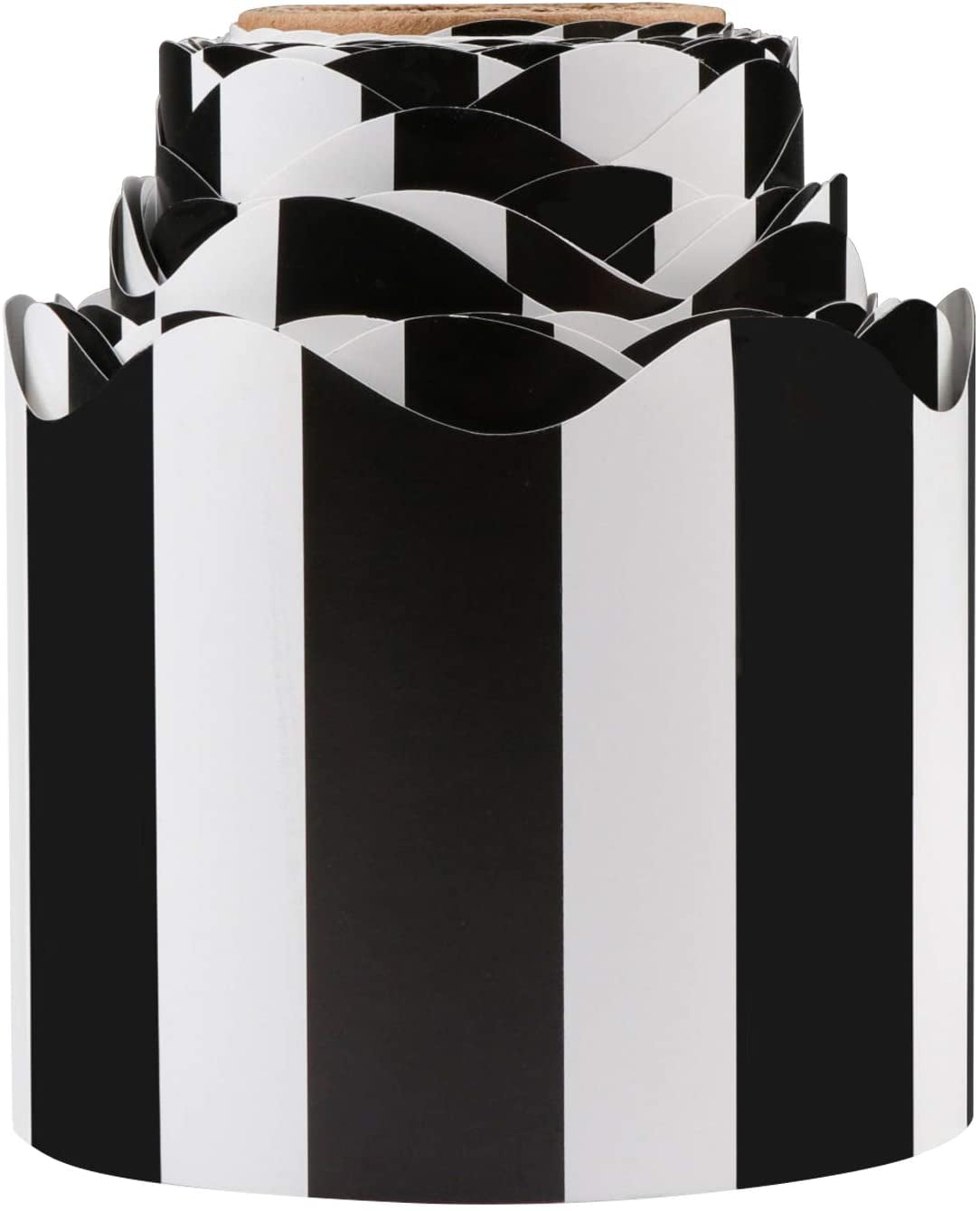 Black Bulletin Board Borders for Classroom DecorationScalloped 36ft