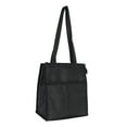 thumbnail image 4 of Mainstays Reusable Polyester Adult Lunch Bag with Zippered Compartments, Black, 4 of 4