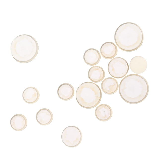Khall 17 Pcs Tampons de Clarinette Isolation Sonore en Liège Résistance à la Friction Accessoires d'Instruments, Kit de Tampons de Clarinette, Joint de Cou de Clarinette en Liège