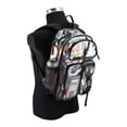 thumbnail image 4 of Eastsport Unisex 16" Junction Cargo Clear Backpack, Black, 4 of 7