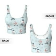 thumbnail image 5 of Lsque Poodle Playing Skateboard Printed Women'S Sports Bra, Compression, Moisture Wicking, High-Impact Sports Bra For Women,Supportive sports bra-XX-Large, 5 of 9