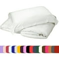 thumbnail image 3 of Mezzati Duvet Cover 3 piece Set – Brushed Microfiber Luxury Soft Bedding (White, Queen), 3 of 3
