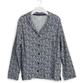 thumbnail image 3 of Vera Bradley Womens 2 Piece Pajama Set Navy Garden XL, 3 of 6