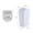White, variant on LOLIPPYY Swing Lid Trash Can: Plastic Slim Garbage Bin for Laundry Room Kitchen Bedroom Restroom Bathroom College Dorm Tight Spaces 8L