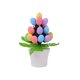 thumbnail image 2 of Bonsái de huevos de Pascua artificiales en maceta - Decoración de espuma para escritorio interior, oficina y fiesta, 2 of 6