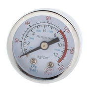Unique Bargains 0-180 Psi 0-1200Kpa Round Dial Air Pressure Dial Gauge
